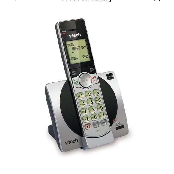 Vtech CS6919 DECT 6.0 Cordless Phone System W/ Caller ID Telephone SILVER - Picture 5 of 5